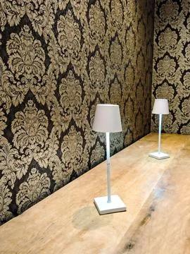 Table Lamp in Elegant Settings Fotos de archivo