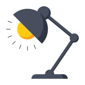 Table Lamp Icon Stock Illustration