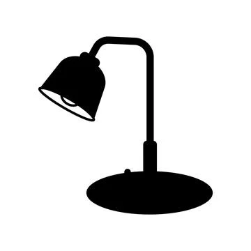 Table lamp icon Stock Illustration