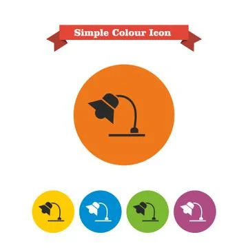 Table lamp Stock-Illustration