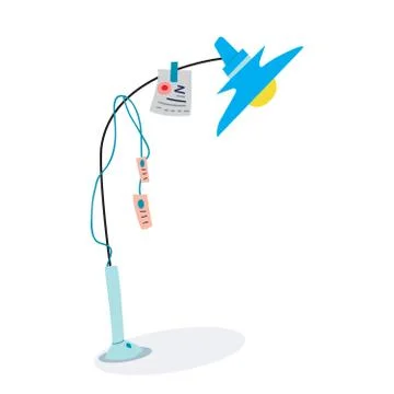 Table Lamp Stock Illustration