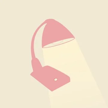 Table lamp Stock Illustration