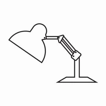Table Lamp Stock-Illustration
