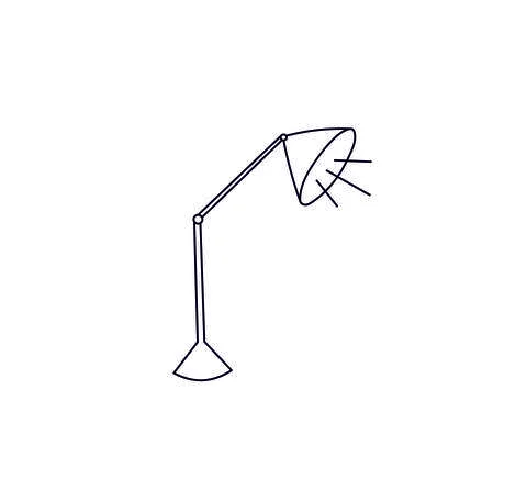 Table lamp Stock Illustration