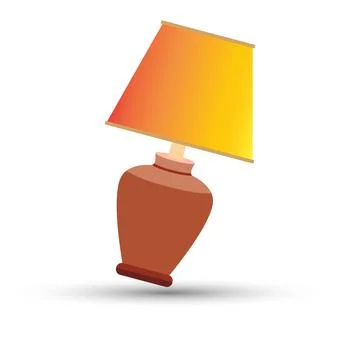 Table lamp Stock Illustration