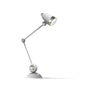 Table lamp isolated on white background vector illustration. Icon flat Stock Illustration