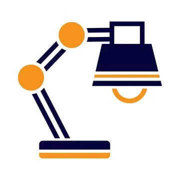 Table lamp, light, desk light, desk lamp icon Stock Illustration