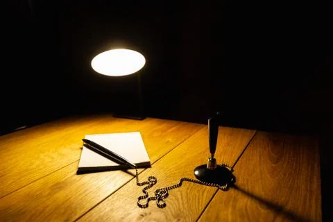 Table lamp light Stock Photos