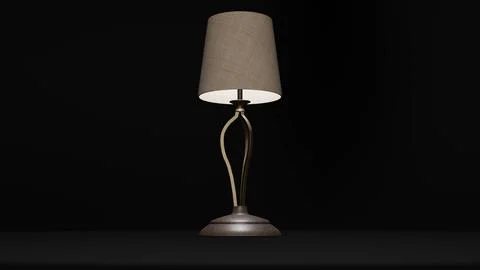 Table lamp for study 2 스톡 일러스트
