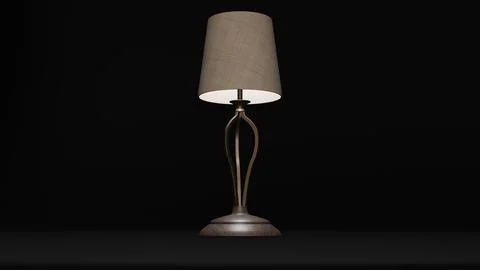 Table lamp for study 3 스톡 일러스트