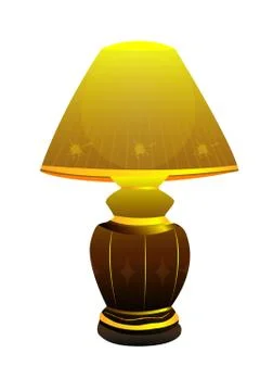 Table lamp vector design Stock Illustration