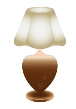 Table lamp vector design Stock Illustration