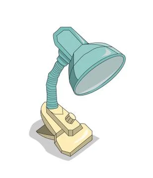 Table lamp, vector Stock-Illustration