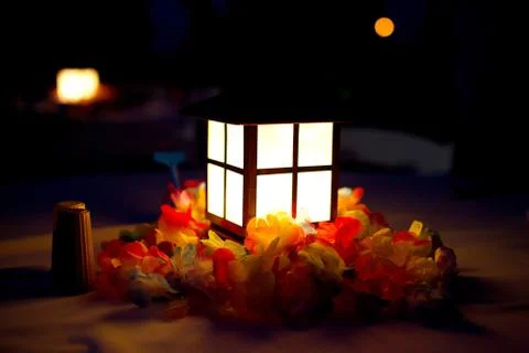 Table lantern Stock Photos