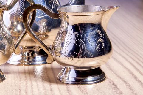 Table layout for coffee Stock Photos