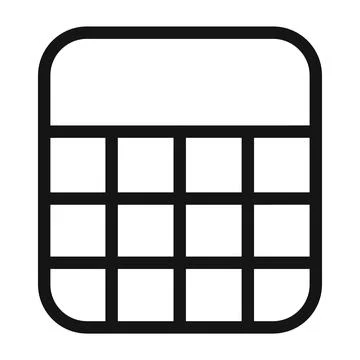 Table Layout Icon Pack Data Table Illustrations for Business and Analytics Stock Illustration