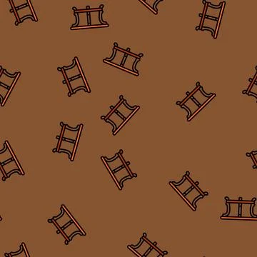 Table leather vector seamless pattern Stock Illustration