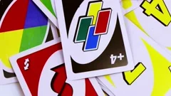 Uno Game Cards Scattered All Over the Frame and One Card Showing the Reverse  Side with Uno Logo Close-up Editorial Photo - Image of shedding, yellow:  144396811