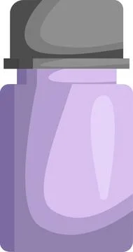 On the table on a light background. Spa set with lavender. Stock Illustration