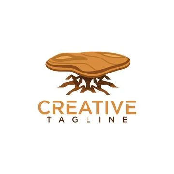 Table logo Illustrazione stock