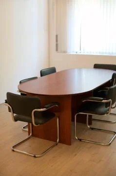 Table for meetings Foto stock
