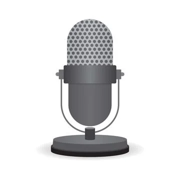 Table microphone Stock Illustration