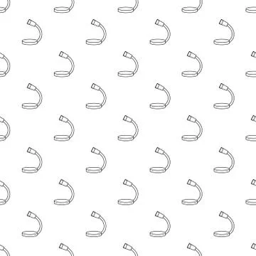 Table microphone pattern seamless Stock Illustration