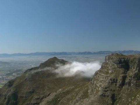 Table Mountain 1 Stock Footage 490300