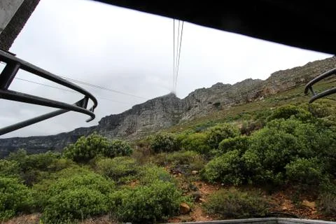 Table mountain cable car, Cape Town, South Africa Stock Photos