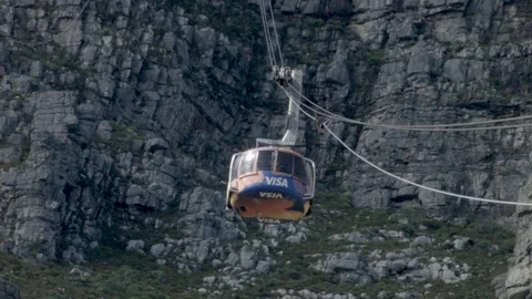 Table Mountain Cable Car Vídeo Stock 76436055