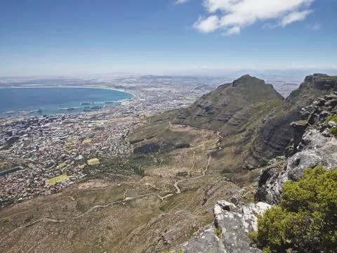Table Mountain, Cape Town 스톡 사진