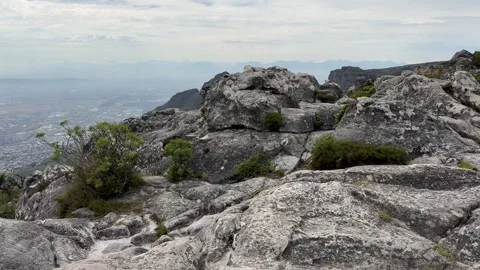 Table Mountain in Cape Town, South Africa. Video stock 336648165