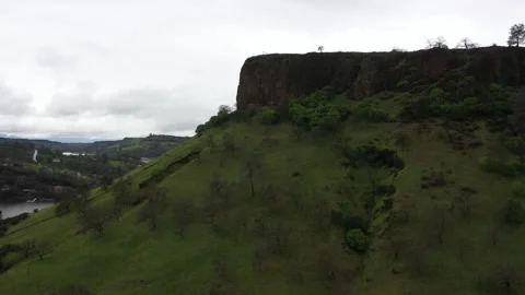 Table Mountain, Copperopolis and Lake Tulloch Community California Drone View Video stock 142790262