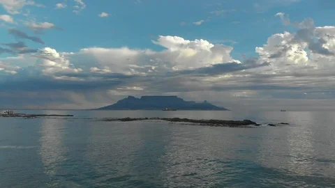 Table Mountain drone Stock-Footage 108070672