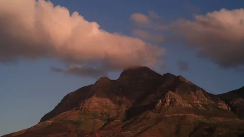 Table Mountain - Lions Head Stock Footage 126528155