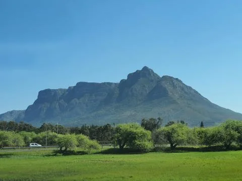 Table Mountain, South Africa Stock Photos
