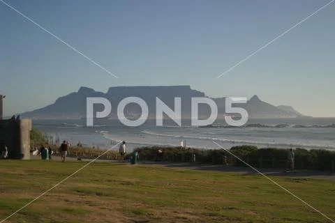 Table Mountain from Table View, Bloubergstrand, Cape Town ~ Premium ...