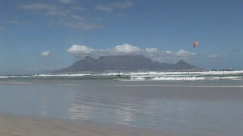 Table Mountain Tableview 04 Video stock 494244