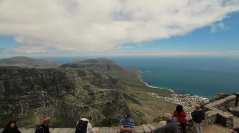 Table Mountain Timelapse 2 Video stock 34125319