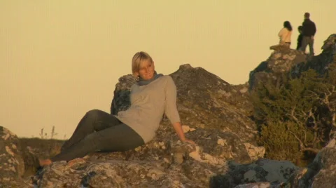 Table Mountain on top 05 Stock Footage 493538