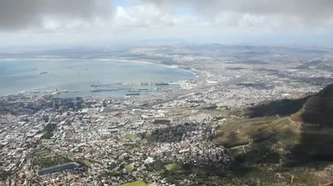 Table Mountain View Stock Footage 11147899