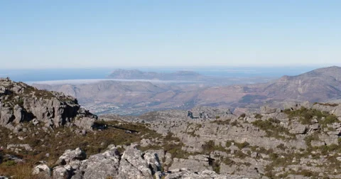 Table Mountain view Stock Footage 58894800