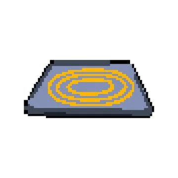 Table mouse pad pixel art vector illustration Stock Illustration