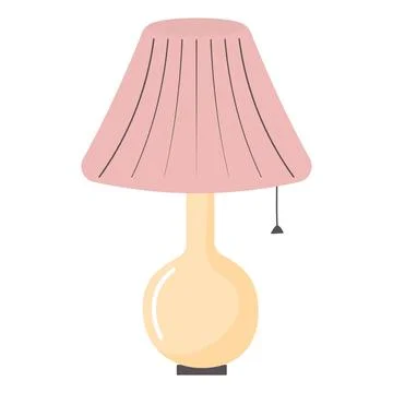 Table night lamp. Stock Illustration