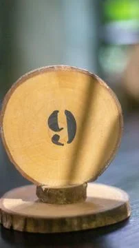 Table number Stockfoto's