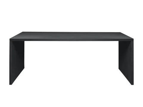 Table office isolated on a white background Stock Photos
