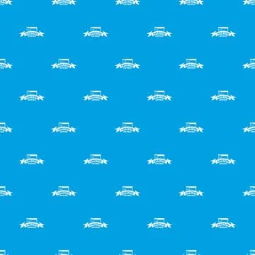 Table office pattern vector seamless blue Stock Illustration
