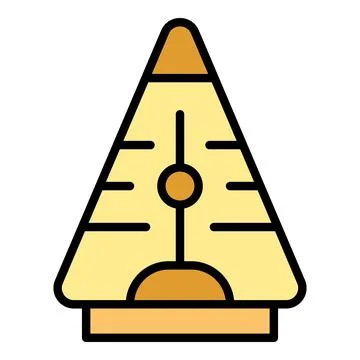 Table pendulum icon vector flat Illustrazione stock