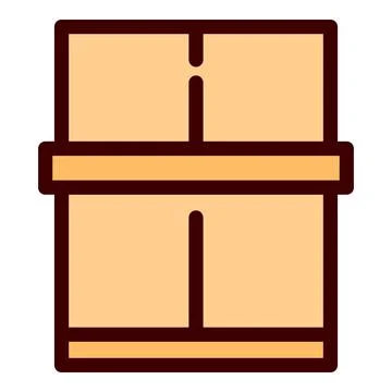 Table ping pong icon outline vector. Tennis tournament Stockillustratie