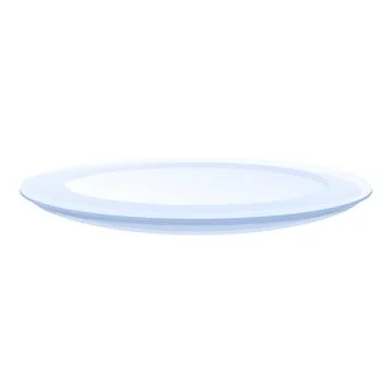Table plate icon, cartoon style Stock Illustration